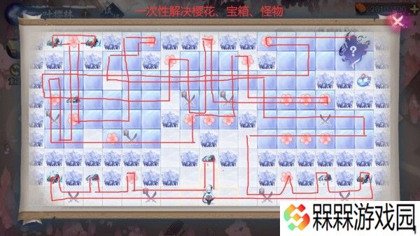 阴阳师雪女的馈赠活动攻略 雪女的馈赠全樱林路线图图片6