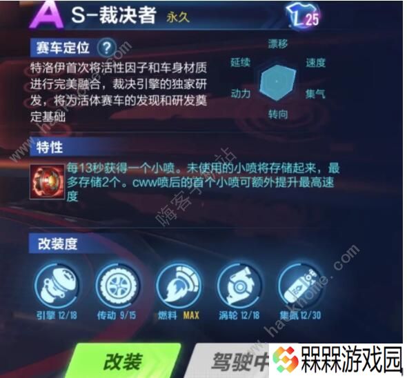 QQ飞车手游S裁决者怎么改装 S裁决者分支改装攻略图片3