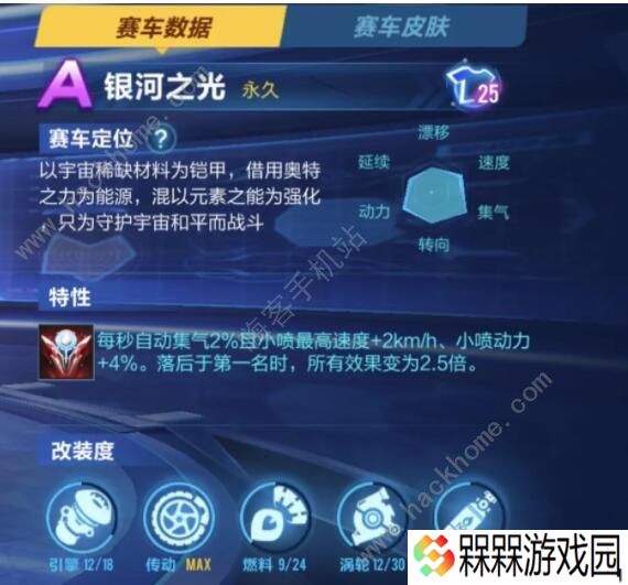 qq飞车手游银河之光怎么改装 银河之光分支改装攻略图片2