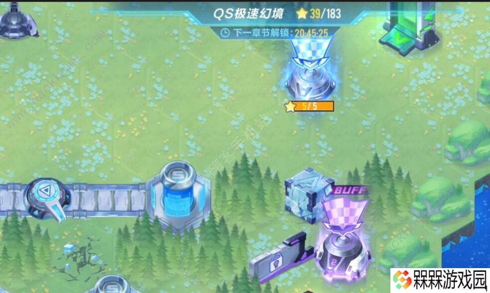 QQ飞车手游QS极速幻境幻镜双生第一章怎么过 幻镜双生第一章攻略