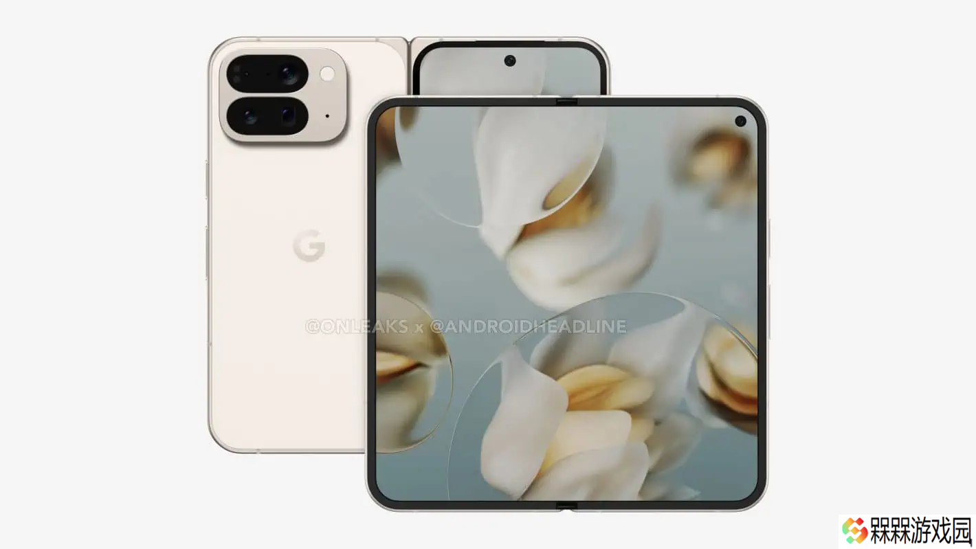 谷歌 Pixel 10 Pro Fold 折叠屏手机渲染图亮相，延续前代机型“=”形相机模组