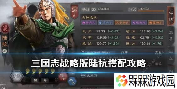 三国志战略版陆抗怎么组 陆抗技能战法搭配攻略图片3
