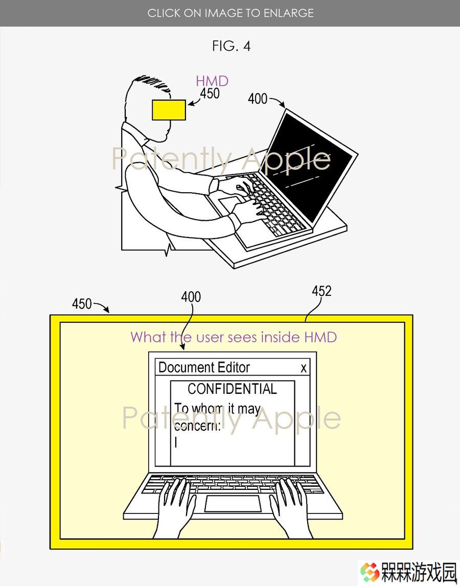 苹果专利探索 Vision Pro 头显未来：联动 iPhone / Mac，打造防窥屏神器