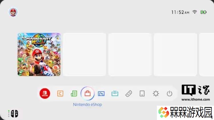 Switch 2主屏幕曝光，界面风格与前代相似，会加入自定义功能吗？