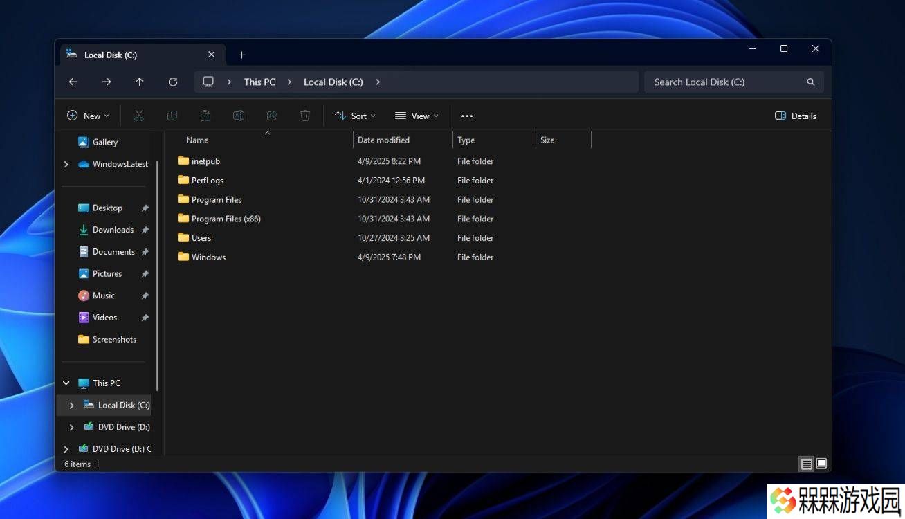 Windows 11更新后现“inetpub”空文件夹，微软沉默引猜想