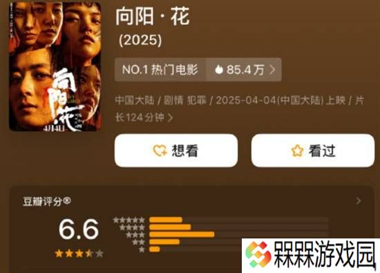 网友质疑《向阳花》被恶意打低分 豆瓣6.6陷口碑争议
