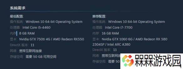 七日世界PC端需要什么配置 七日世界PC端配置要求