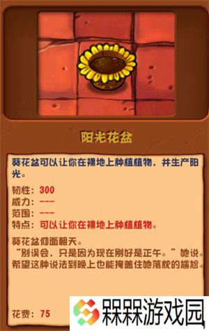 植物大战僵尸杂交版阳光花盆怎么样 阳光花盆实用性分析
