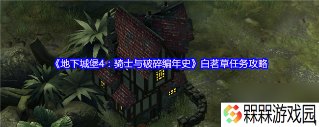 《地下城堡4 骑士与破碎编年史》白茗草任务攻略