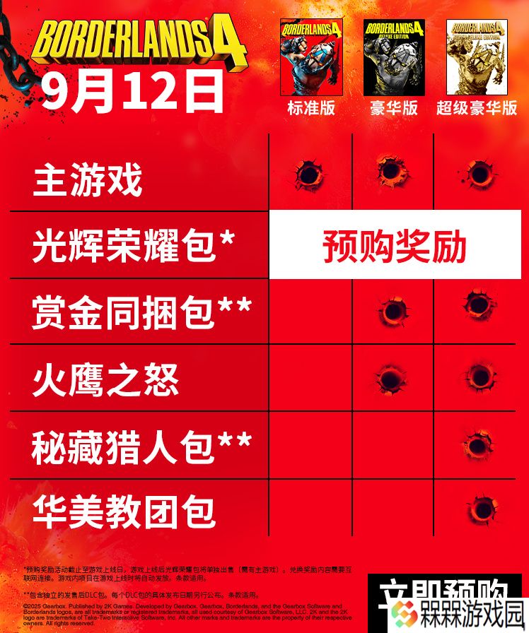 《无主之地 4》任天堂 Switch 2 版将在今年晚些时候发售
