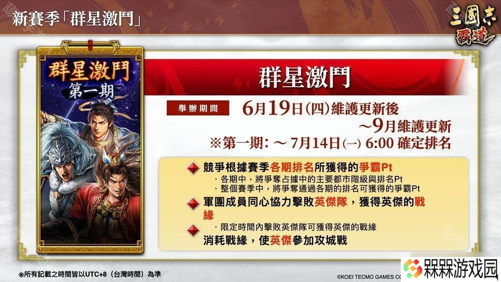 《三国志：霸道》新赛季「群星激斗」开幕 全新 LR 武将「魏延」、「管夷吾」登场