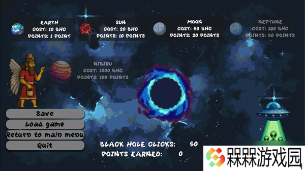 点击式宇宙休闲游戏《Annunaki Clicker》7月14日正式发售