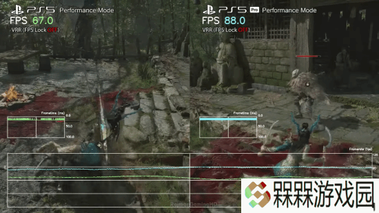 《明末》PS5与PS5 Pro对比视频：后者帧数提升明显