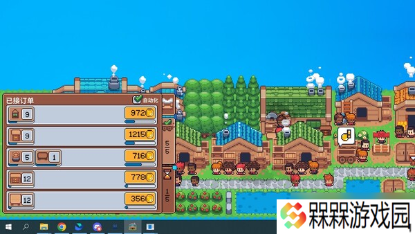 微缩小镇建设桌游游戏《麦穗镇物语：放置好时光》7月28日登陆Steam平台