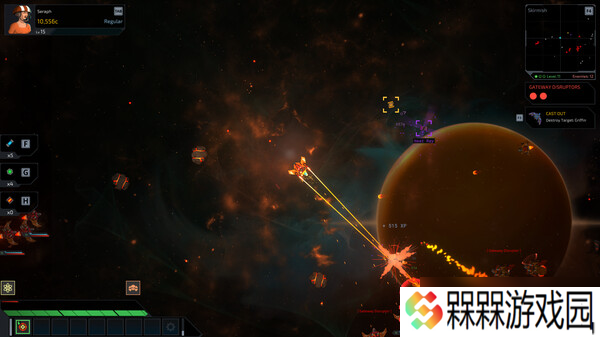 俯视角太空射击游戏《深空涡旋 Star Vortex》7月28日登陆Steam平台