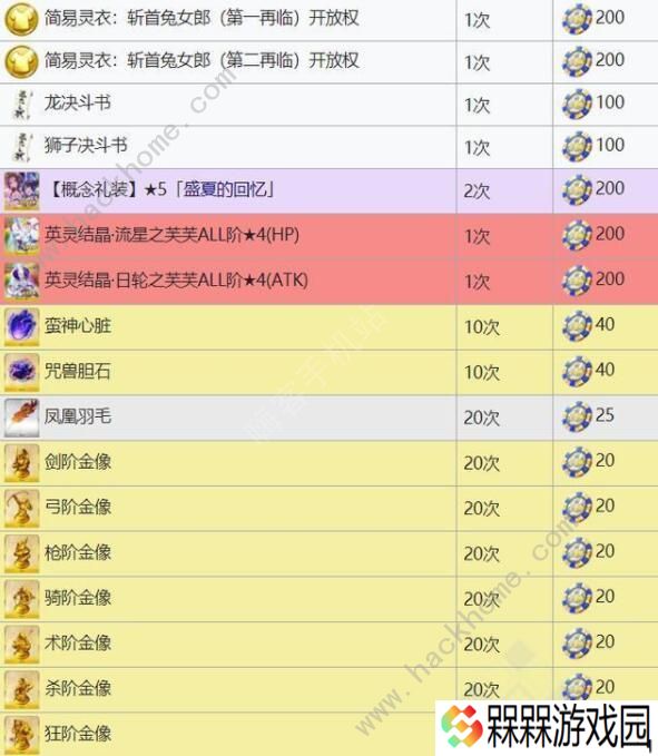 fgo拉斯维加斯活动任务列表 拉斯维加斯活动任务流程图片5