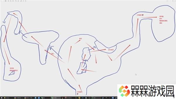 《光与影33号远征队》手绘地图分享 路线、收集品与隐藏要素标注