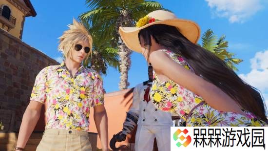 克劳德蒂法夏日风情Mod来袭，全新造型让人眼前一亮！