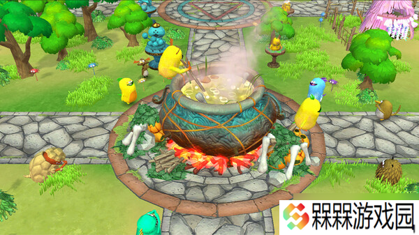 收集建造游戏《好饿的谜姆》于7月31日在Steam平台上架
